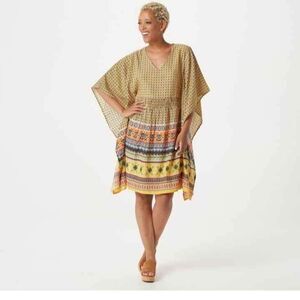 NWT Tolani plunging neckline dress size LARGE